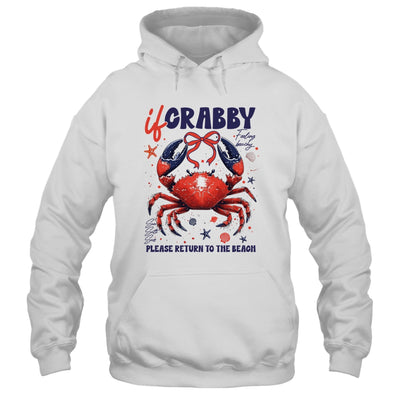 If Crabby Please Return To The Beach Funny Summer Break Shirt & Tank Top | siriusteestore