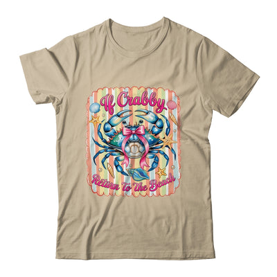If Crabby Return To The Beach Funny Preppy Coquette Summer Shirt & Tank Top | siriusteestore