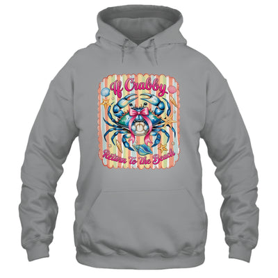 If Crabby Return To The Beach Funny Preppy Coquette Summer Shirt & Tank Top | siriusteestore