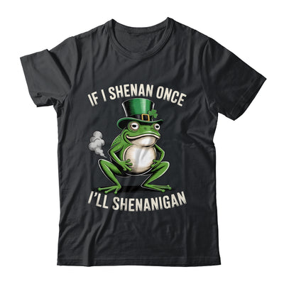 If I Shenan Once I'll Shenanigan St Patricks Day Frog Retro Shirt & Hoodie | siriusteestore