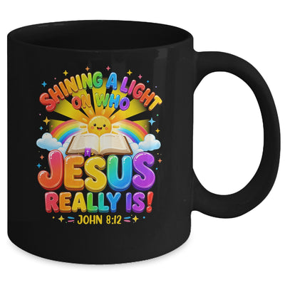 Illumination Station Shining A Light On Who Jesus Really Is Mug | siriusteestore