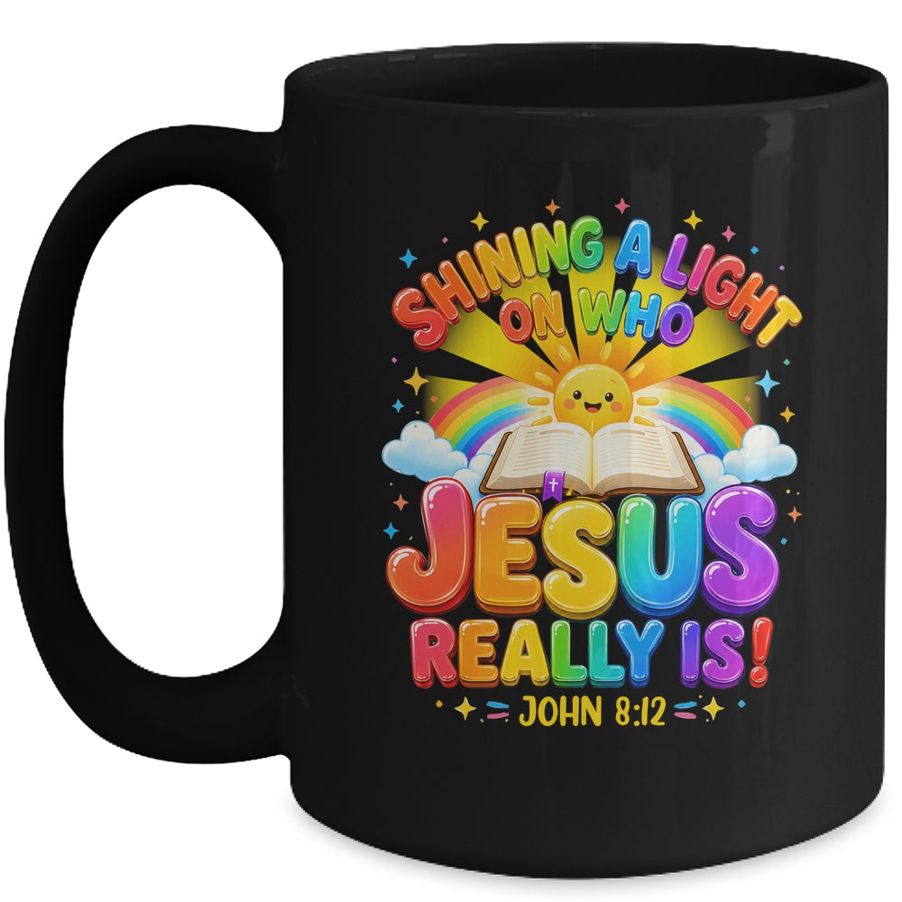Illumination Station Shining A Light On Who Jesus Really Is Mug | siriusteestore