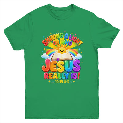 Illumination Station Shining A Light On Who Jesus Really Is Youth Shirt | siriusteestore