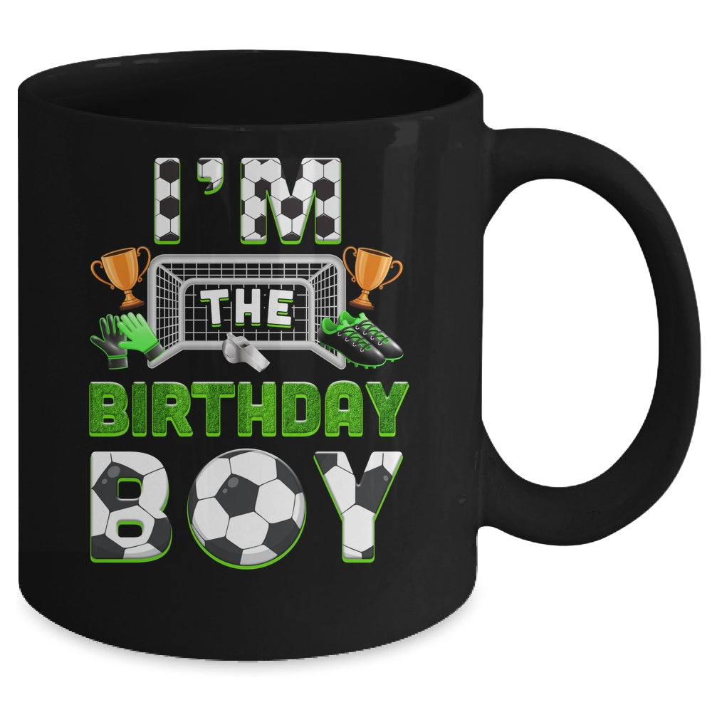 Im The Birthday Boy Soccer Family Matching Party Bday Mug | siriusteestore