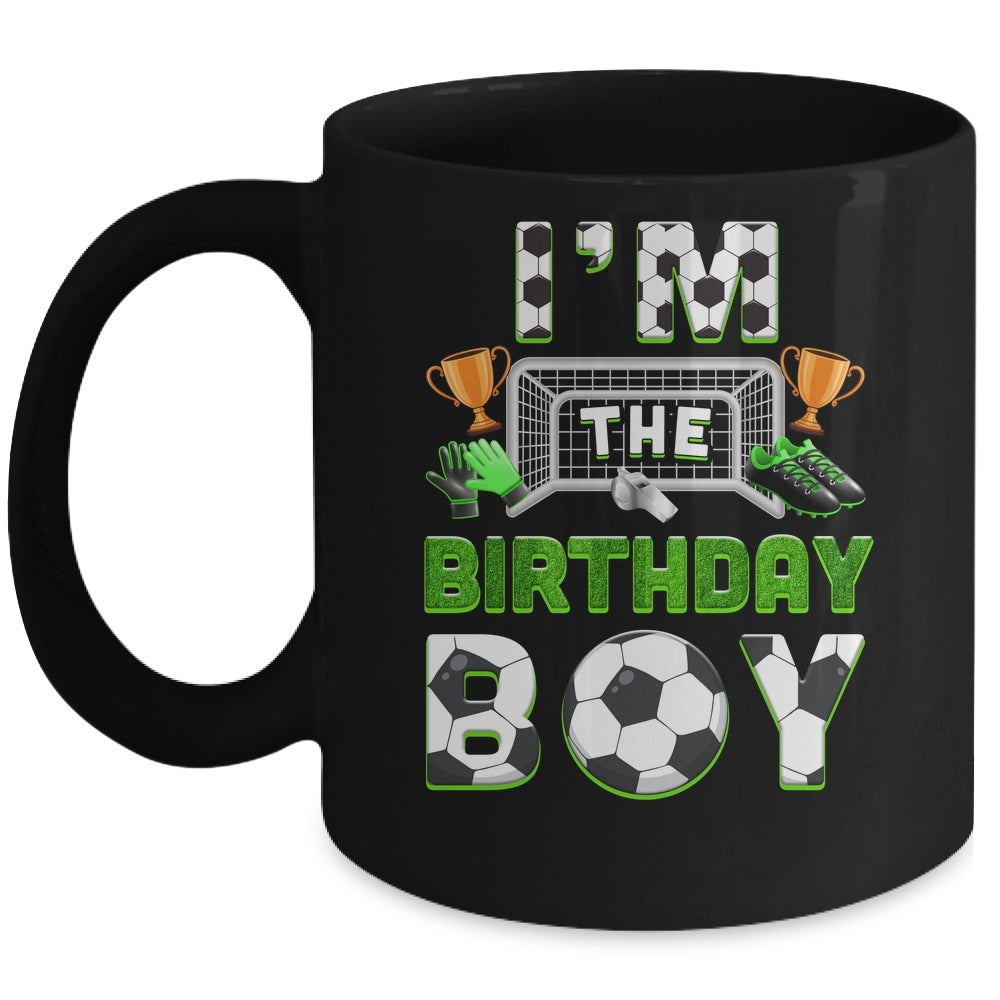 Im The Birthday Boy Soccer Family Matching Party Bday Mug | siriusteestore