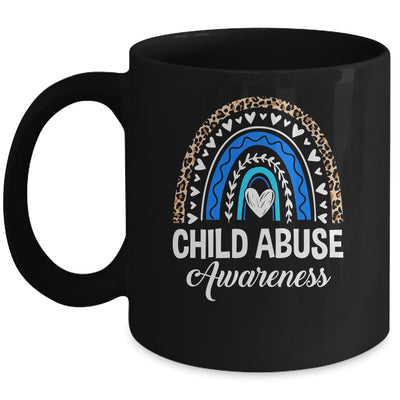 In April We Wear Blue Child Abuse Prevention Awareness Month Mug | siriusteestore