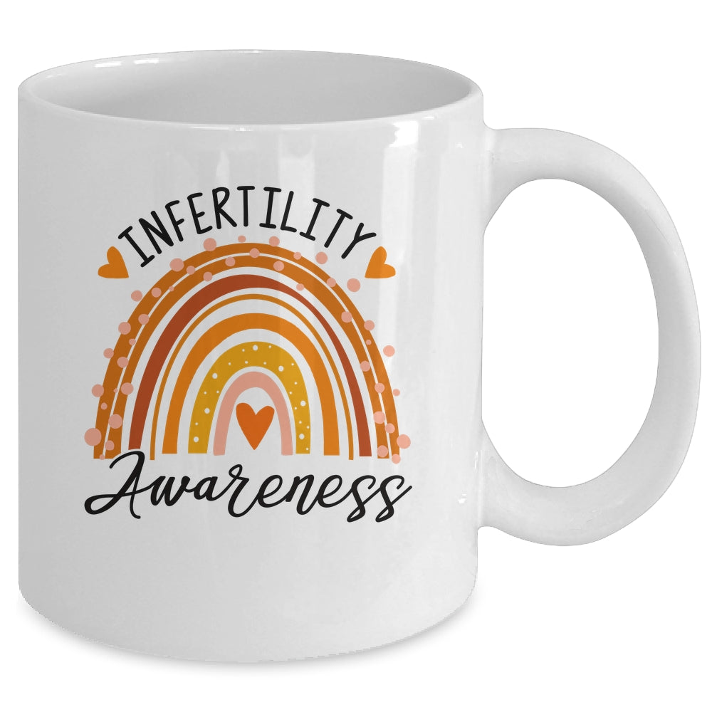 In April We Wear Orange Infertility Awareness Week Mug | siriusteestore