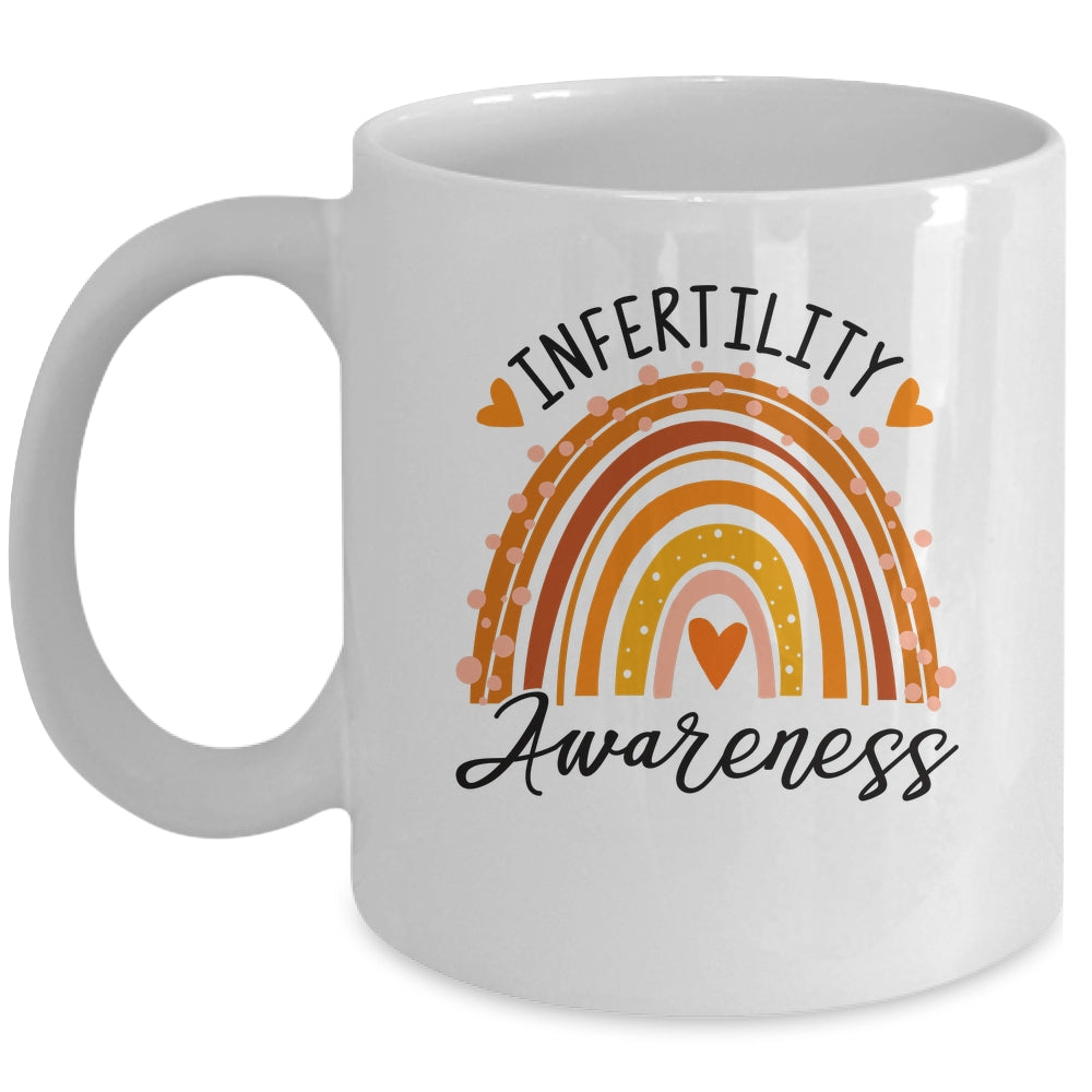 In April We Wear Orange Infertility Awareness Week Mug | siriusteestore