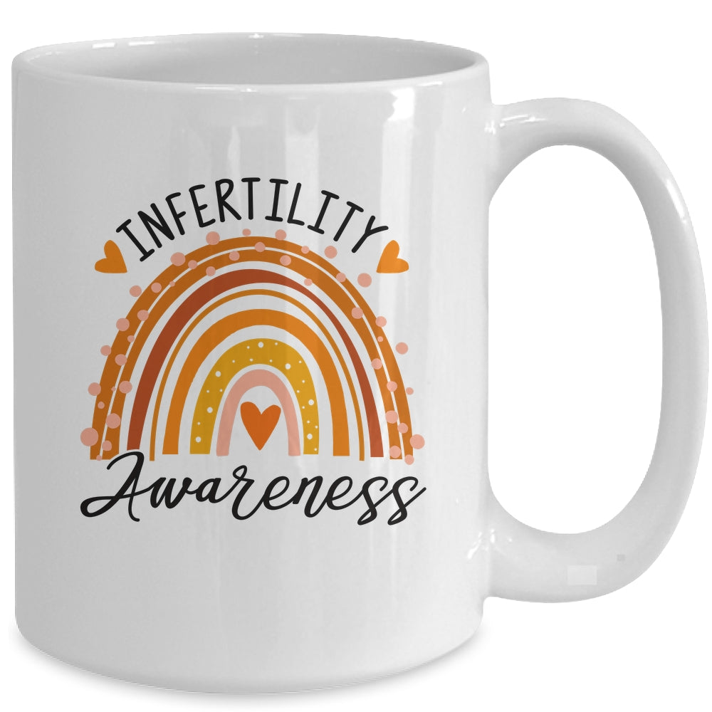 In April We Wear Orange Infertility Awareness Week Mug | siriusteestore