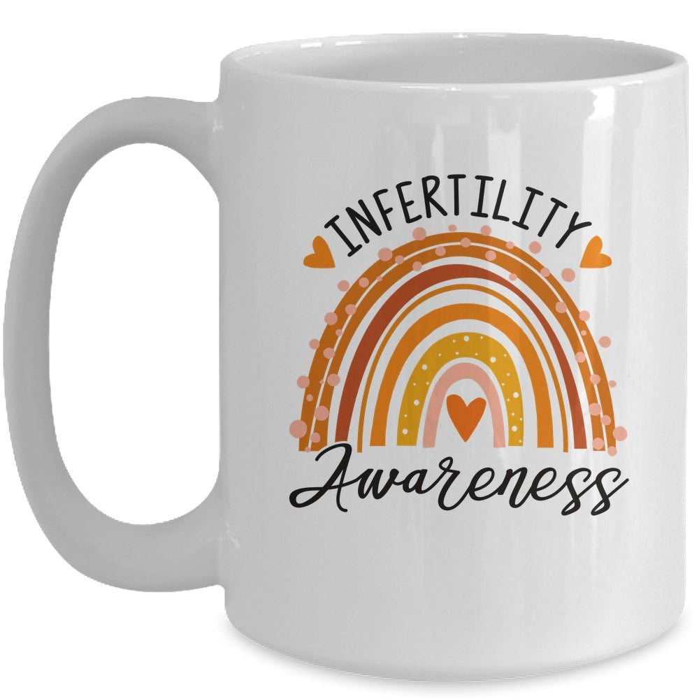 In April We Wear Orange Infertility Awareness Week Mug | siriusteestore