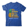 In April We Wear Orange Infertility Awareness Week Pineapple Shirt & Tank Top | siriusteestore