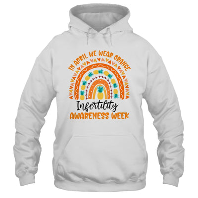 In April We Wear Orange Infertility Awareness Week Rainbow Shirt & Tank Top | siriusteestore