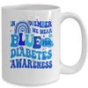 In November We Wear Blue Ribbon Type 1 Diabetes Awareness Mug | siriusteestore