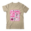 In October We Wear Pink Coquette Breast Cancer Halloween Ghost Shirt & Sweatshirt | siriusteestore