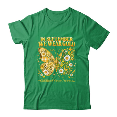 In September We Wear Gold Childhood Cancer Awareness Kids Shirt & Hoodie | siriusteestore