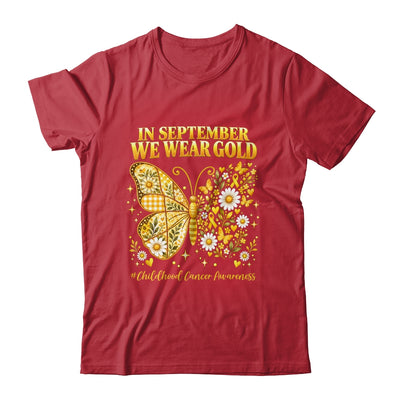 In September We Wear Gold Childhood Cancer Awareness Kids Shirt & Hoodie | siriusteestore