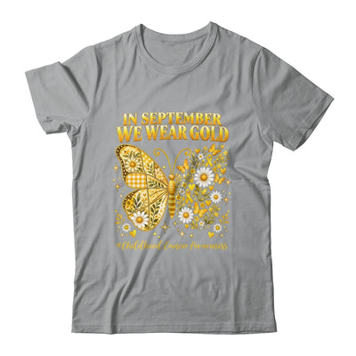 In September We Wear Gold Childhood Cancer Awareness Kids Shirt & Hoodie | siriusteestore