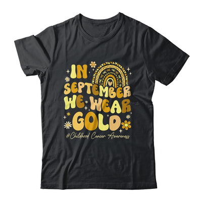 In September We Wear Gold Childhood Cancer Awareness Pediatric Shirt & Hoodie | siriusteestore