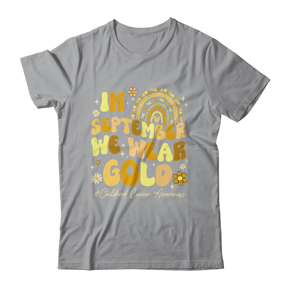 In September We Wear Gold Childhood Cancer Awareness Pediatric Shirt & Hoodie | siriusteestore