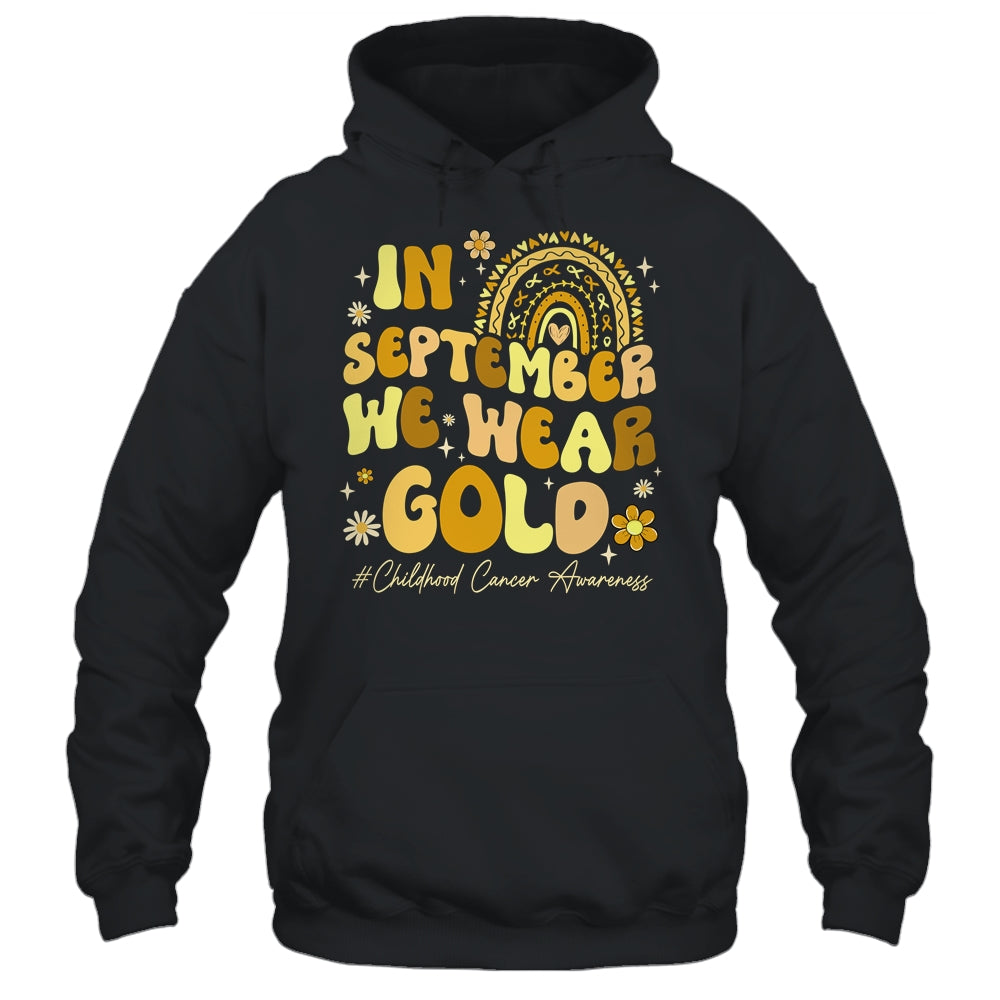 In September We Wear Gold Childhood Cancer Awareness Pediatric Shirt & Hoodie | siriusteestore