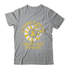 In September We Wear Gold Childhood Cancer Awareness Sunflower Shirt & Hoodie | siriusteestore