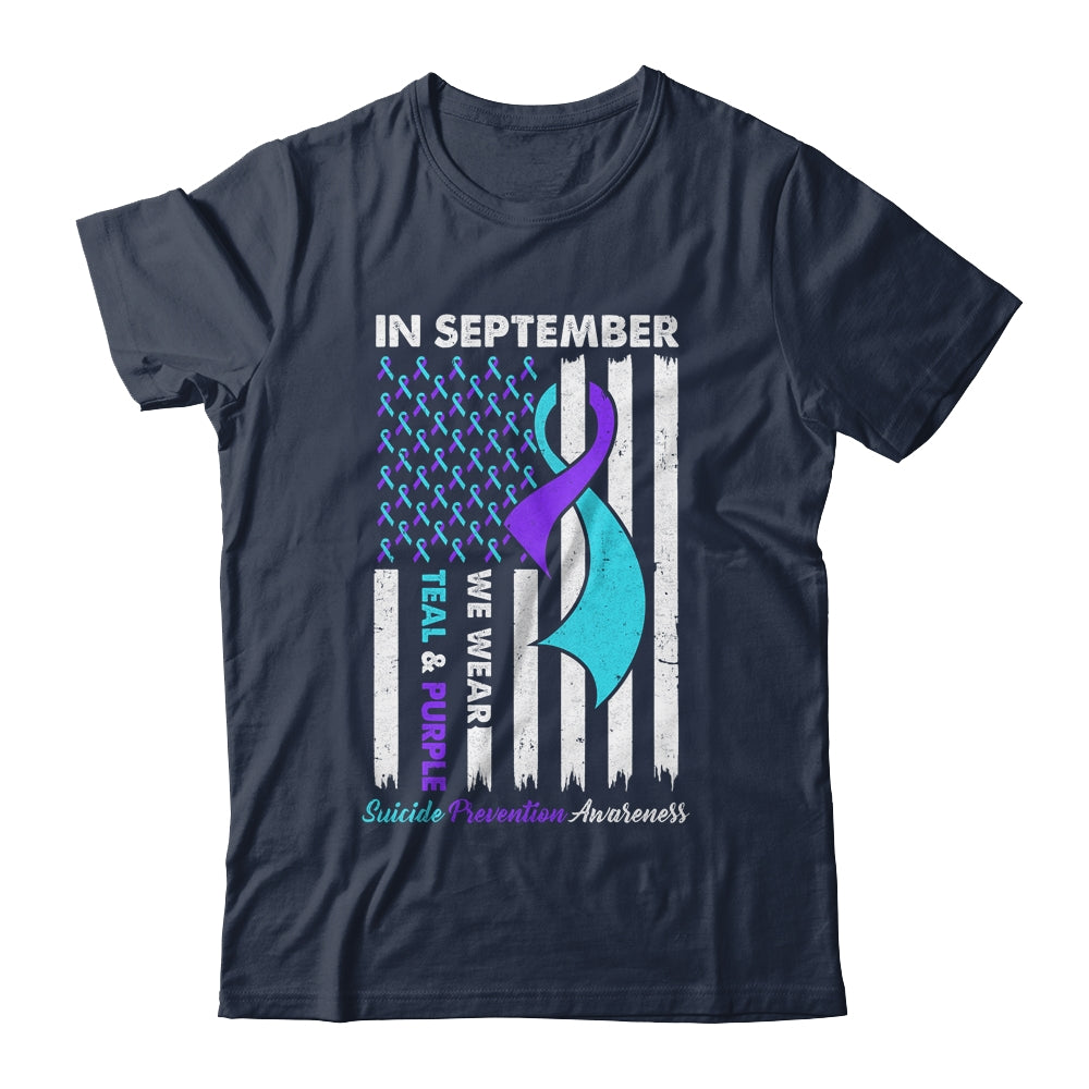 In September Wear Teal Purple Suicide Prevention Awareness Shirt & Hoodie | siriusteestore