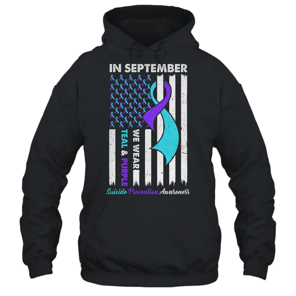 In September Wear Teal Purple Suicide Prevention Awareness Shirt & Hoodie | siriusteestore