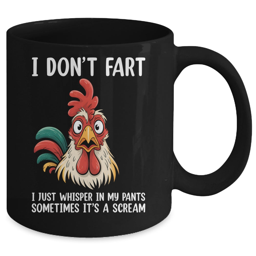 Inappropriate I Dont Fart Whisper Pants Funny Meme Men Women Mug | siriusteestore