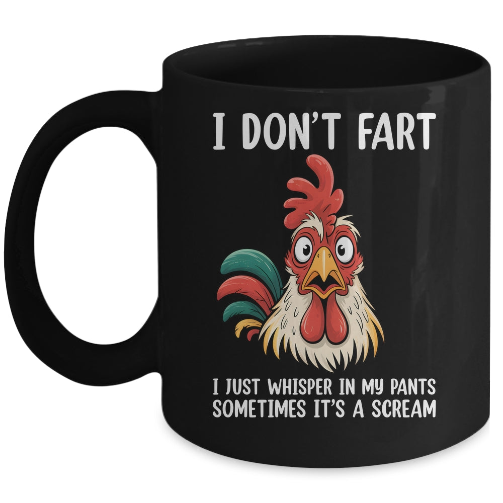 Inappropriate I Dont Fart Whisper Pants Funny Meme Men Women Mug | siriusteestore