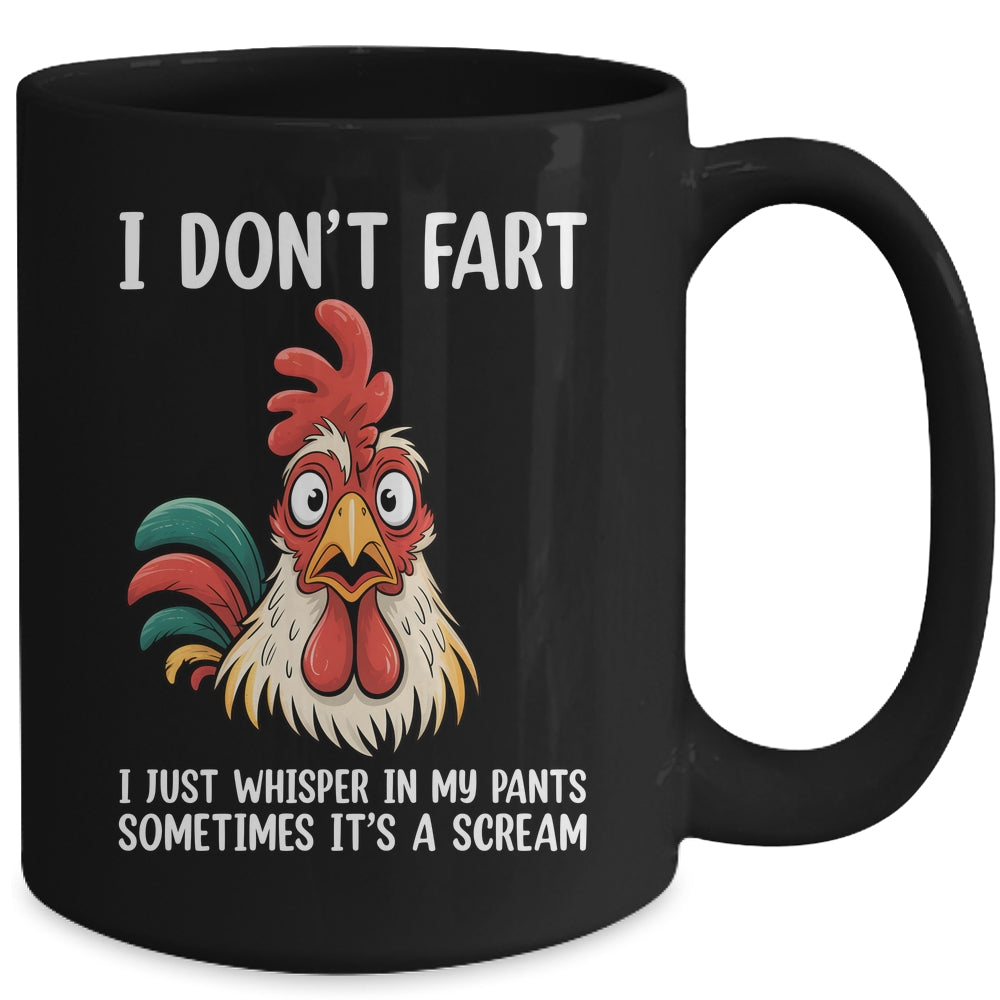 Inappropriate I Dont Fart Whisper Pants Funny Meme Men Women Mug | siriusteestore