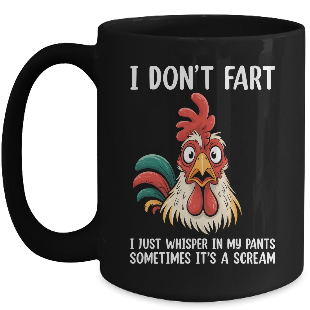 Inappropriate I Dont Fart Whisper Pants Funny Meme Men Women Mug | siriusteestore