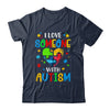 Infinity Heart Autism Awareness Love Needs No Words Tie Dye Shirt & Tank Top | siriusteestore