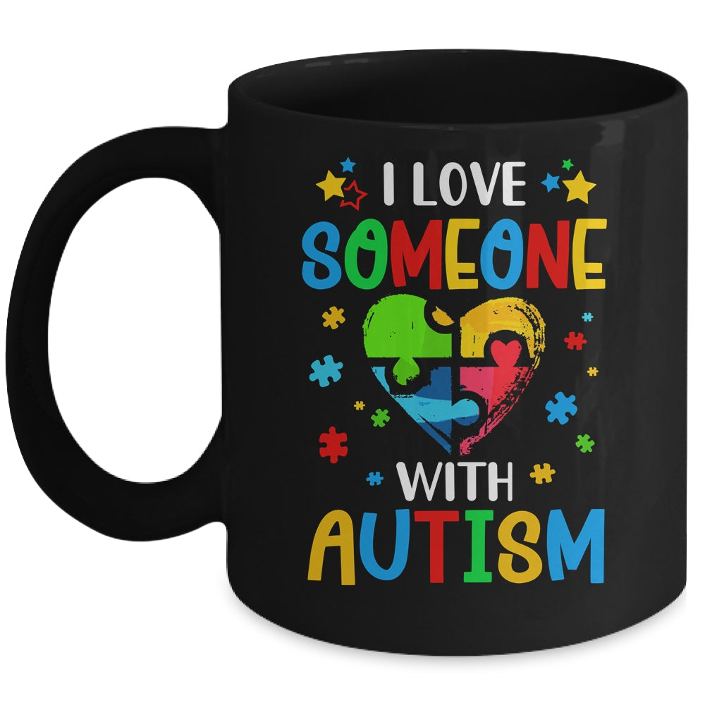 Infinity Heart Autism Awareness Love Needs No Words Tie Dye Mug | siriusteestore