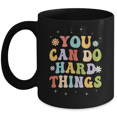 Inspirational Womens Graphics You Can Do Hard Things Mug | siriusteestore