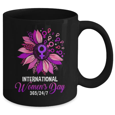 International Womens Day 2023 Gender Equality Sunflower Mug | siriusteestore