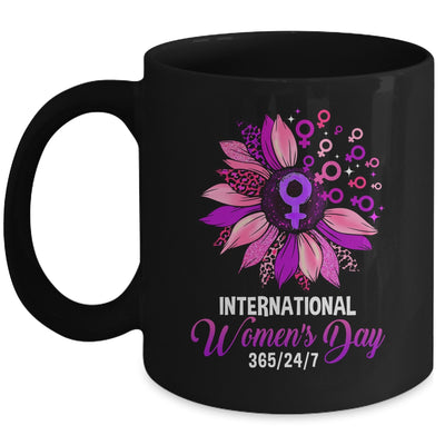 International Womens Day 2023 Gender Equality Sunflower Mug | siriusteestore