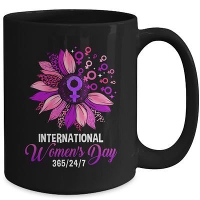 International Womens Day 2023 Gender Equality Sunflower Mug | siriusteestore