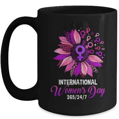 International Womens Day 2023 Gender Equality Sunflower Mug | siriusteestore