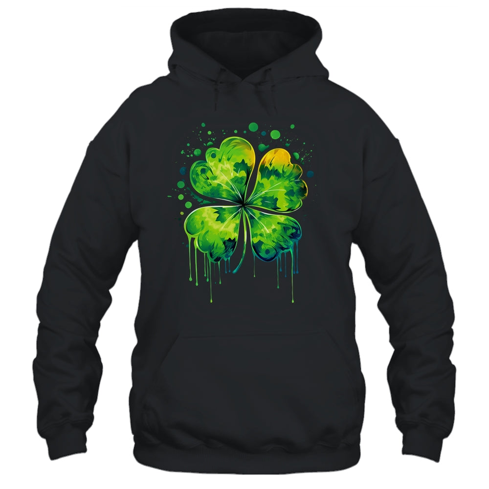 Irish Shamrock Tie Dye Happy St Patrick's Day For Men Women Shirt & Hoodie | siriusteestore