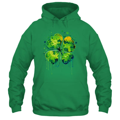 Irish Shamrock Tie Dye Happy St Patrick's Day For Men Women Shirt & Hoodie | siriusteestore