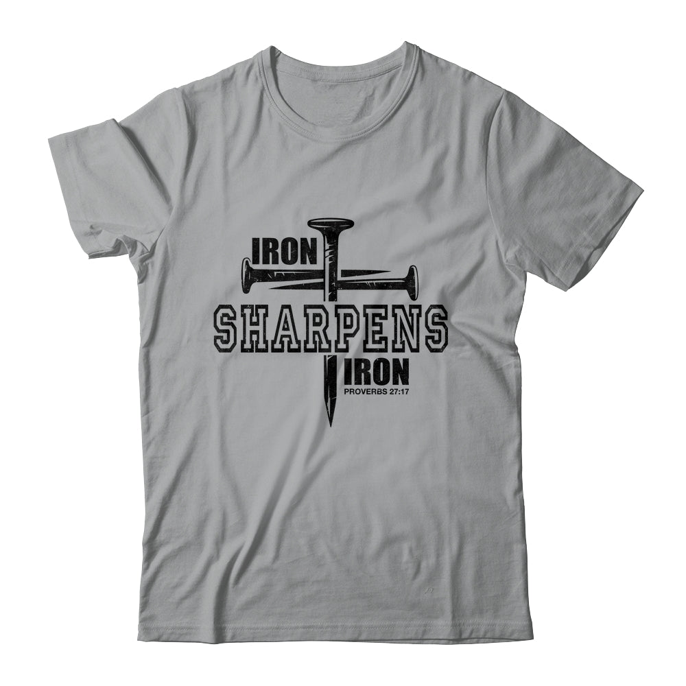 Iron Sharpens Iron Faith Jesus Christian Bible Verse Shirt & Hoodie | siriusteestore