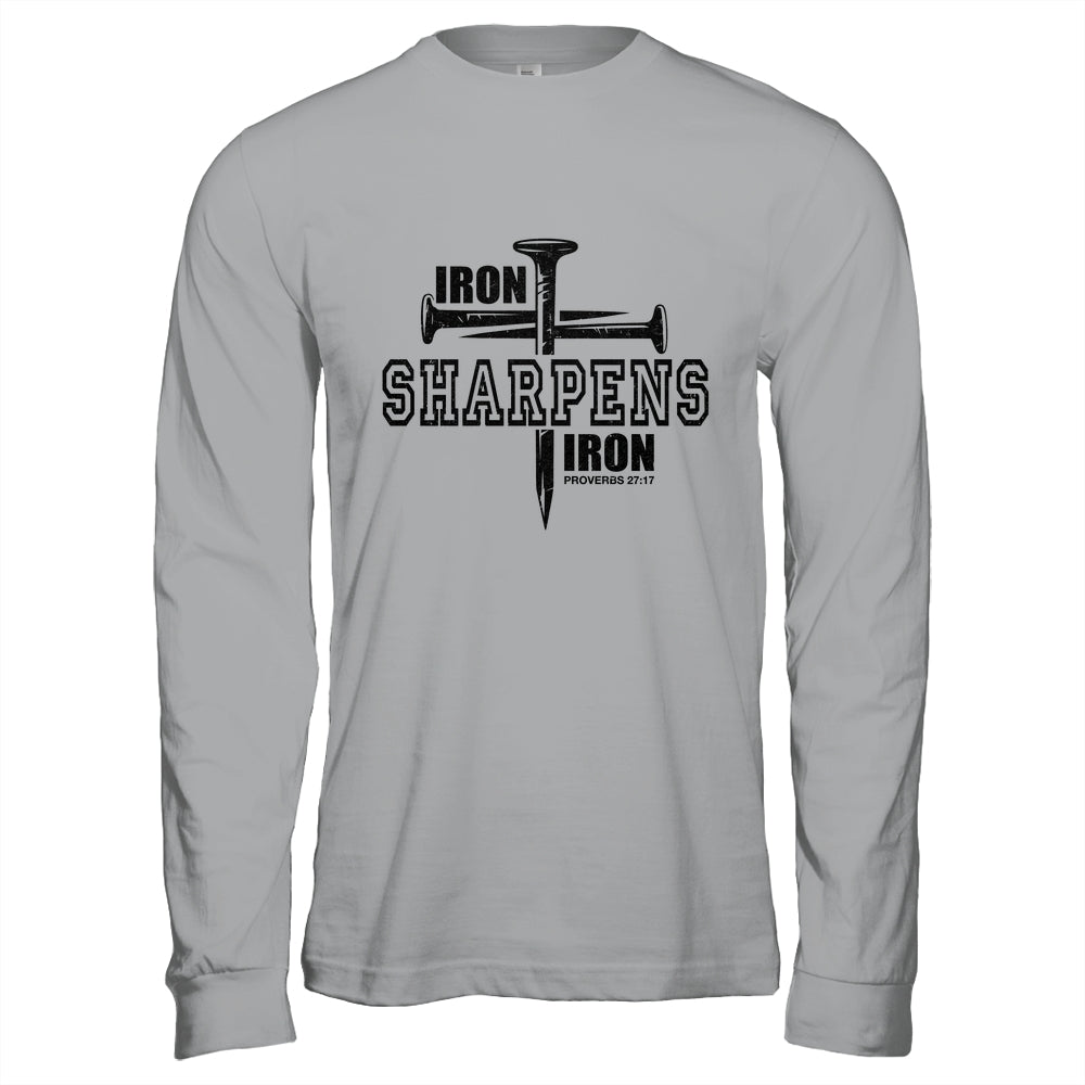Iron Sharpens Iron Faith Jesus Christian Bible Verse Shirt & Hoodie | siriusteestore