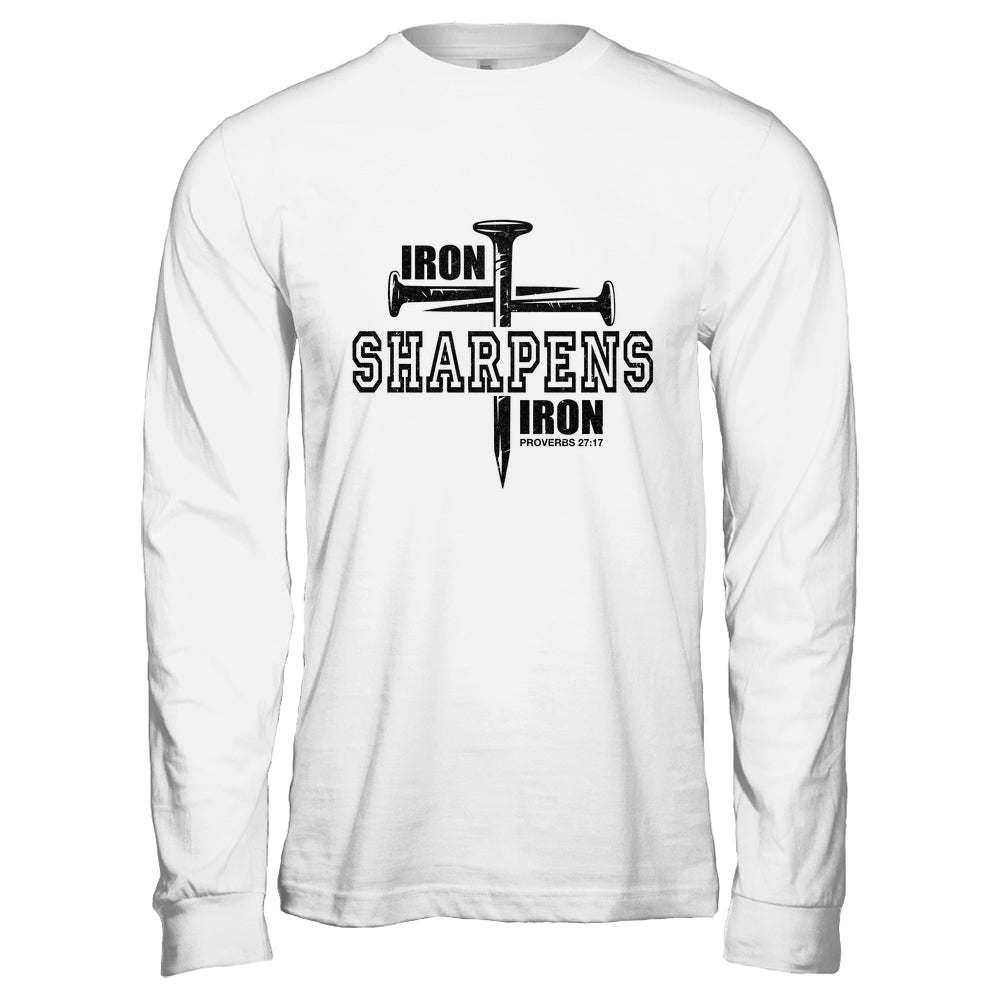 Iron Sharpens Iron Faith Jesus Christian Bible Verse Shirt & Hoodie | siriusteestore