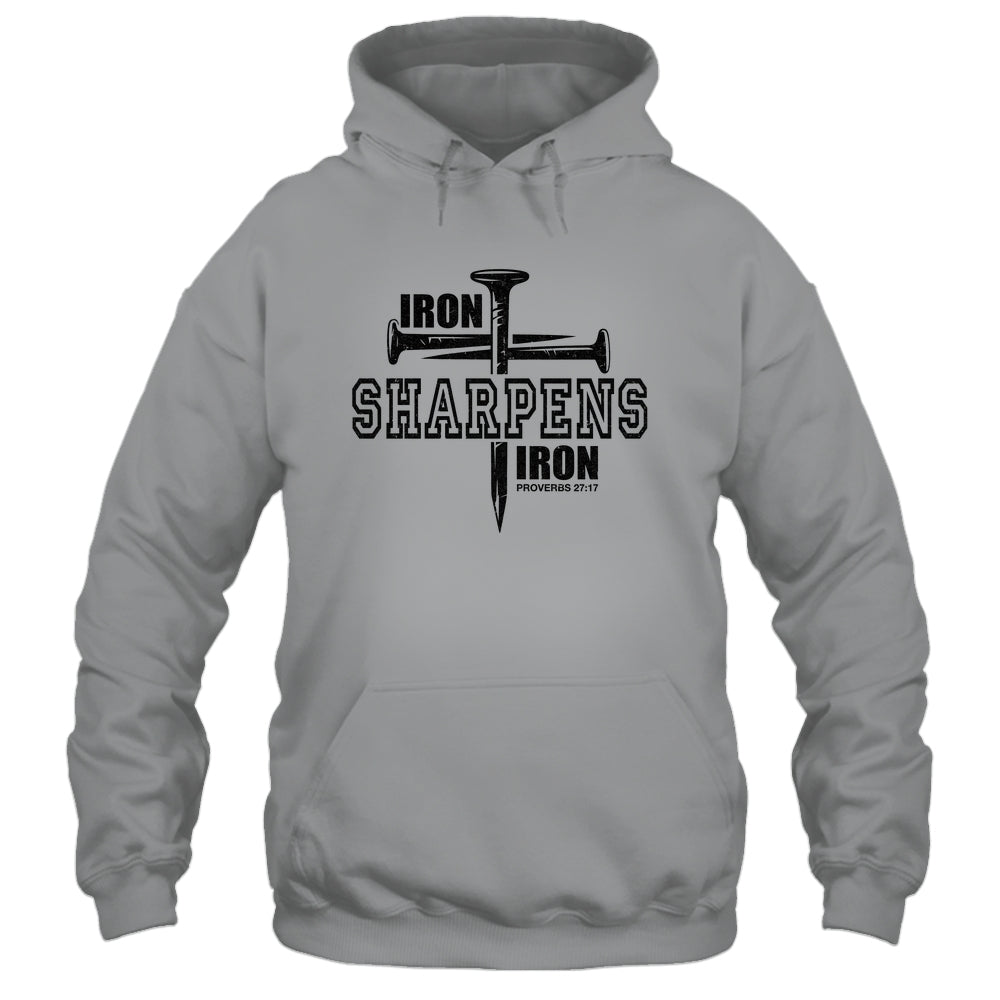 Iron Sharpens Iron Faith Jesus Christian Bible Verse Shirt & Hoodie | siriusteestore