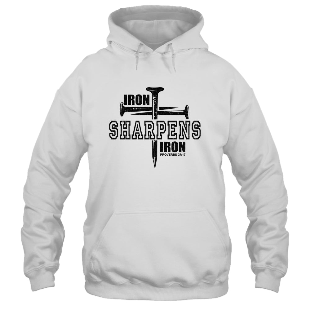 Iron Sharpens Iron Faith Jesus Christian Bible Verse Shirt & Hoodie | siriusteestore