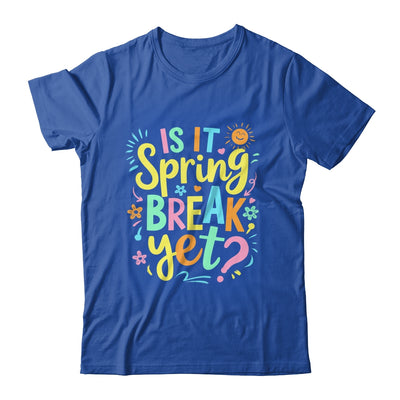 Is It Spring Break Yet Floral Pattern Teacher Vacation Trip Shirt & Tank Top | siriusteestore