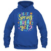 Is It Spring Break Yet Floral Pattern Teacher Vacation Trip Shirt & Tank Top | siriusteestore