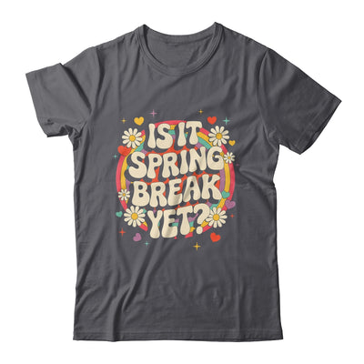 Is It Spring Break Yet Funny Vacation Trip Groovy Rainbow Shirt & Tank Top | siriusteestore