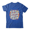 Is It Spring Break Yet Funny Vacation Trip Groovy Rainbow Shirt & Tank Top | siriusteestore