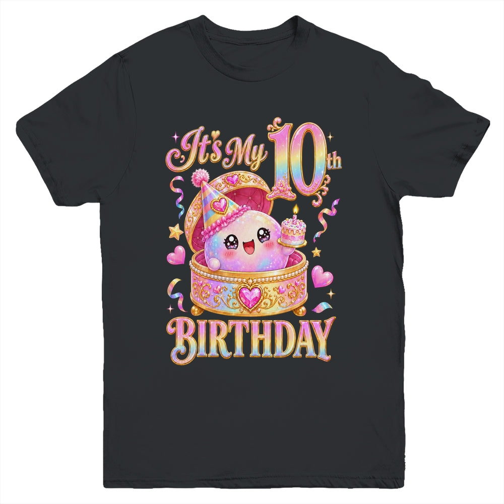 It'S My 10Th Birthday Girl Dumpling Kawaii Anime 10 Year Old Youth Shirt | siriusteestore